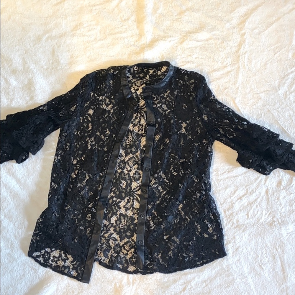 See-through blouse